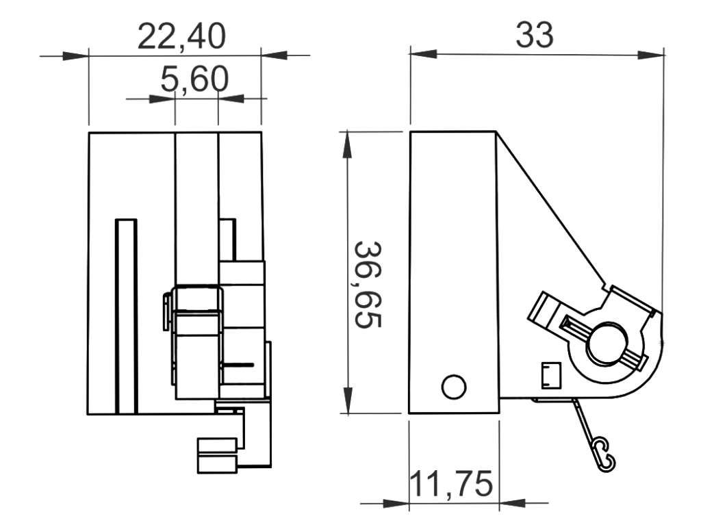 Porta carbones para alternador