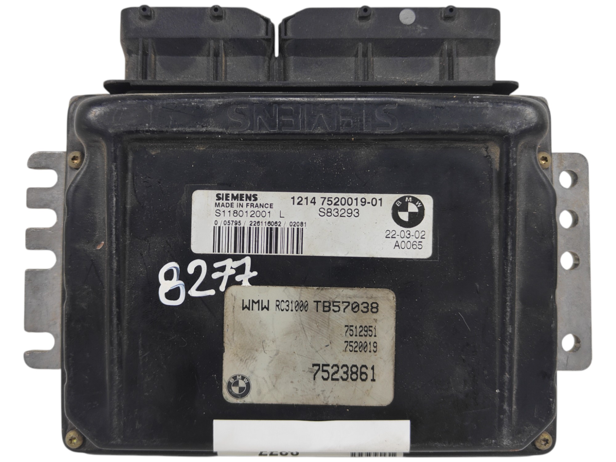 ECU de motor Mini R50 Mini Cooper , Ref: 8277-K3B2