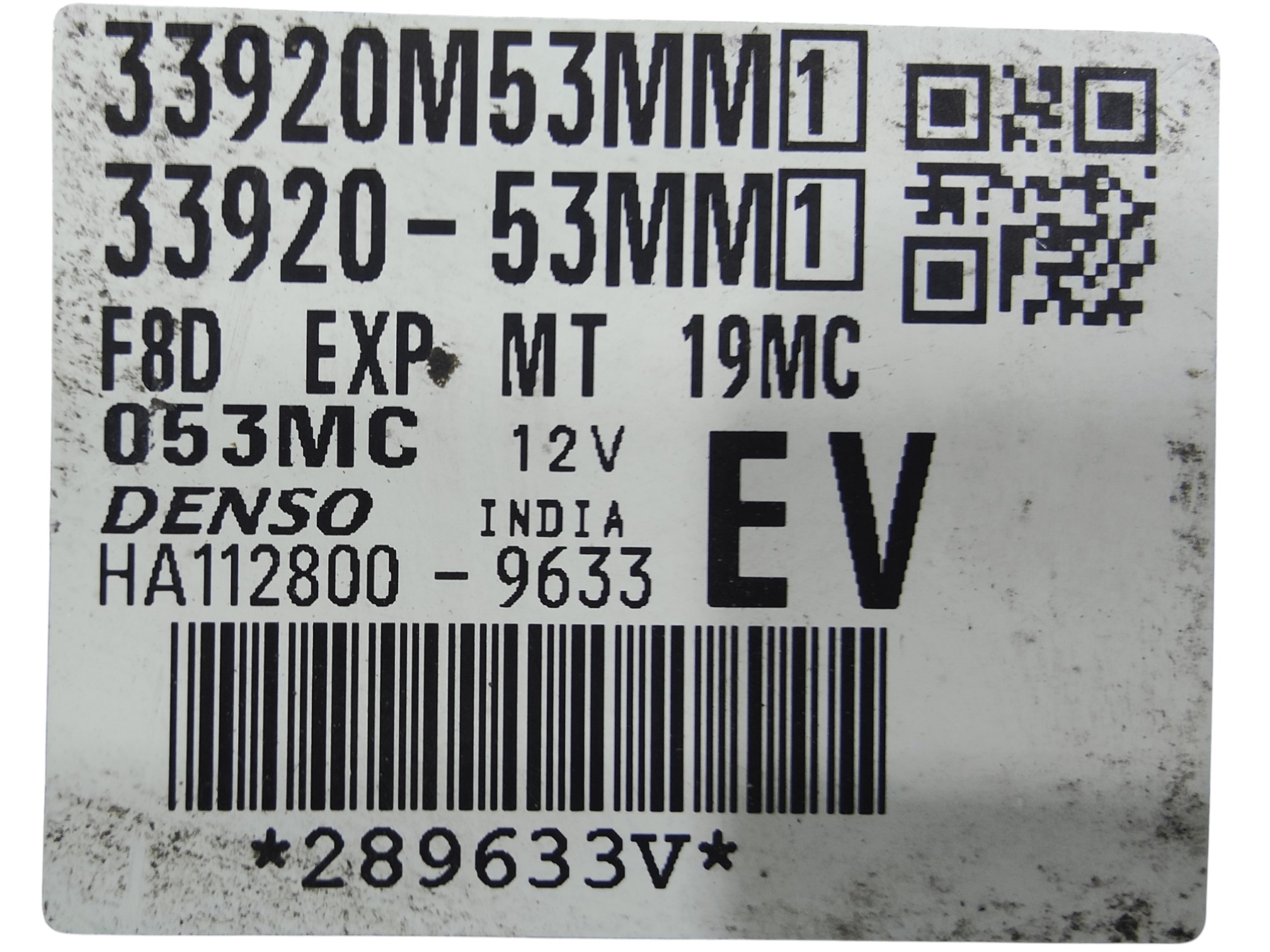 ECU de motor Suzuki Alto 2022, Ref: 10847-K3A6