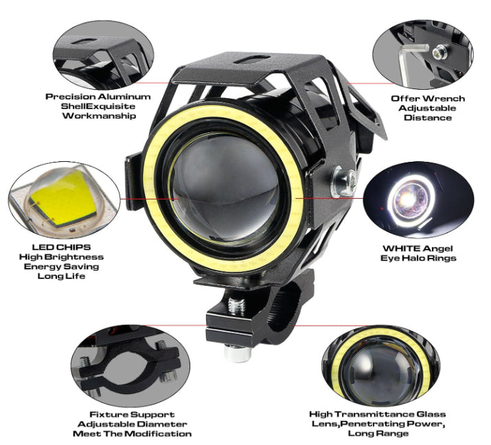 Faro auxiliar LED con Ojos de Ángel