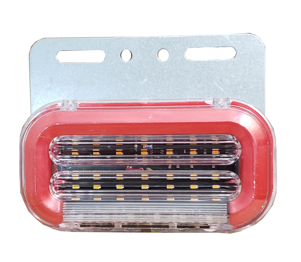FAROL - FARO LATERAL RECTANGULAR LED 24V ROJO 135X70MM