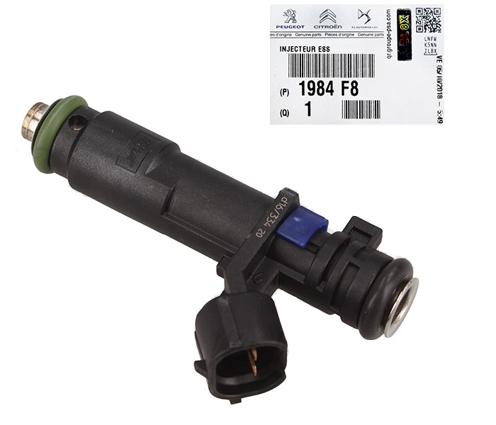 INYECTOR DE COMBUSTIBLE PEUGEOT CITROEN 307 PICASSO 2.0 EW10J4 NEGRO [ORIGINAL PSA]