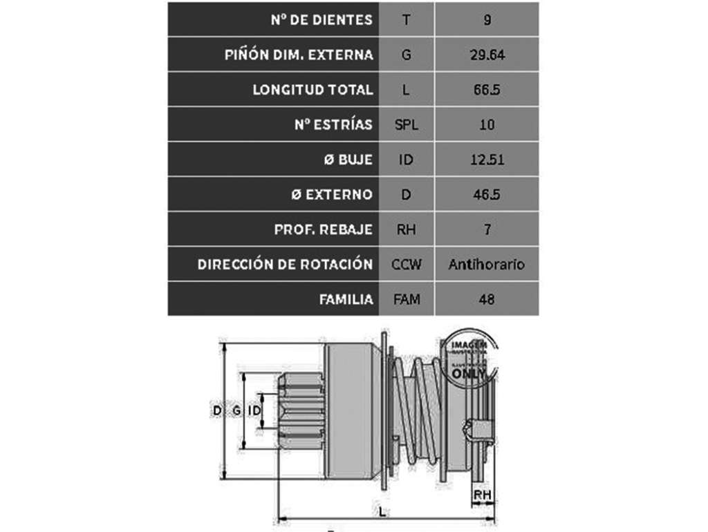 BENDIX BOSCH VW FUSCA 1200 9D 10E