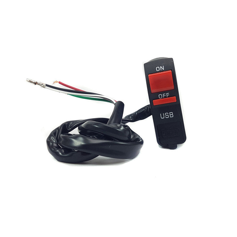 Interruptor Luces Universal Para Motos Usb