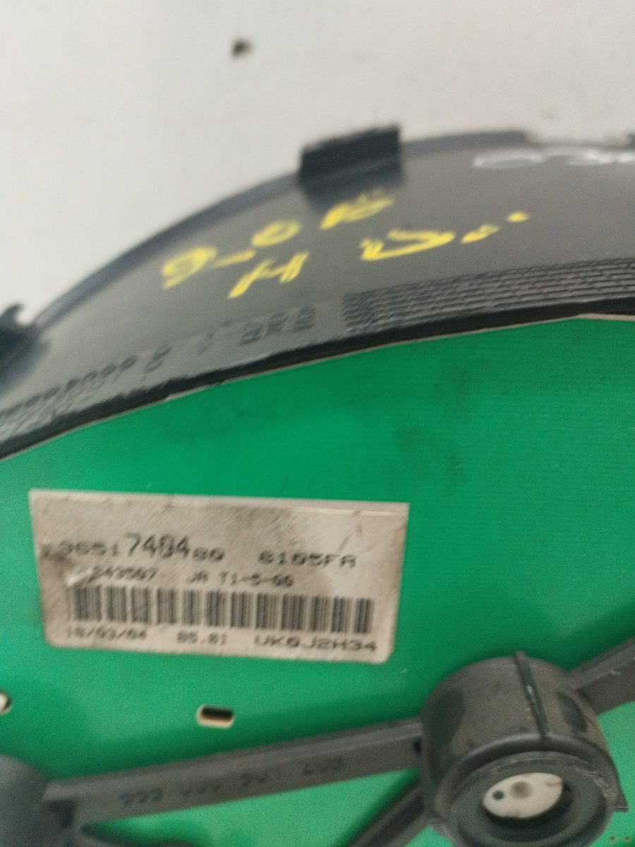 Tablero de Instrumentos Peugeot 206 Berlina 1998-2010 XR 1.9L 51kW 9651740480