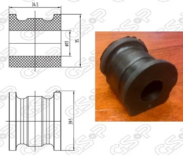 BUJE B/ESTAB DEL VW FOX-GOL V-POLO 02 (17mm) GSP