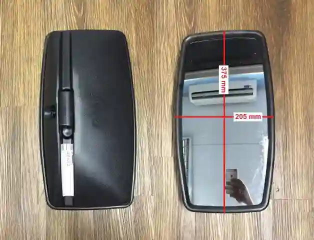 Espejo retrovisor convexo