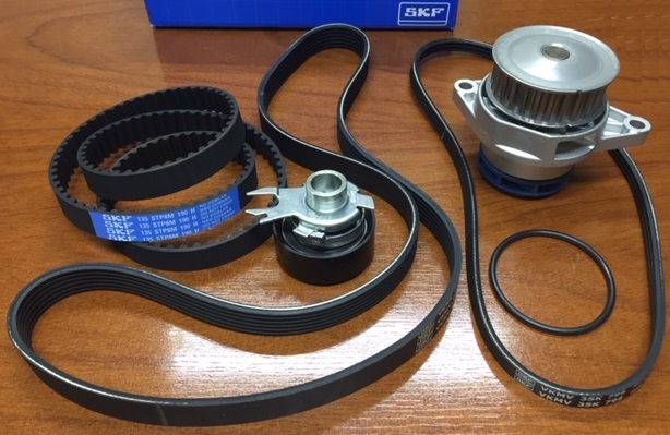KIT DISTRIBUCION 135D VW 1.6 8v + BOMBA/CORREA SKF