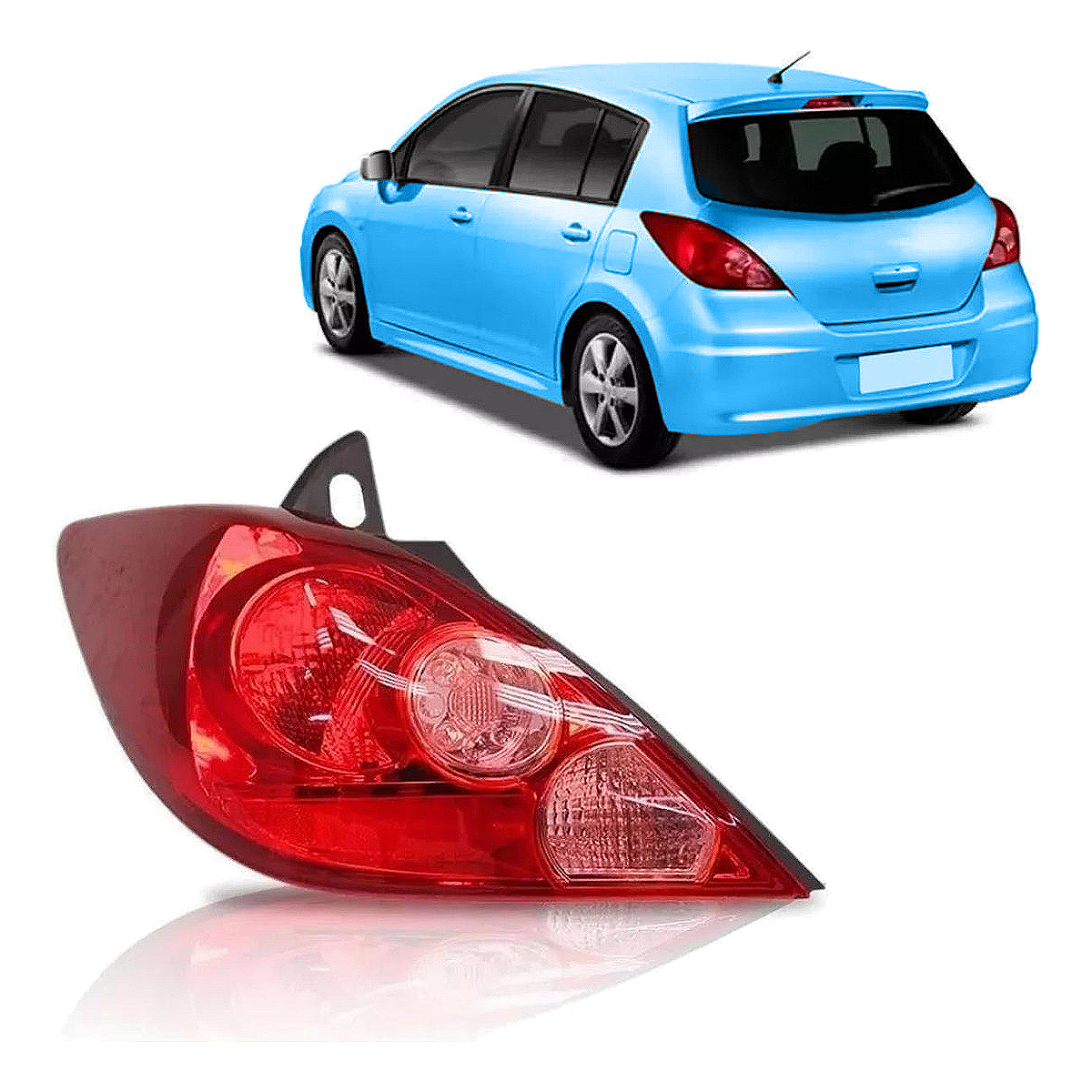 Faro Trasero Izquierdo Nissan Tiida Hatch