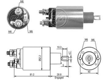 SOLENOIDE LUCAS FO RANGER 2.5 MAXION