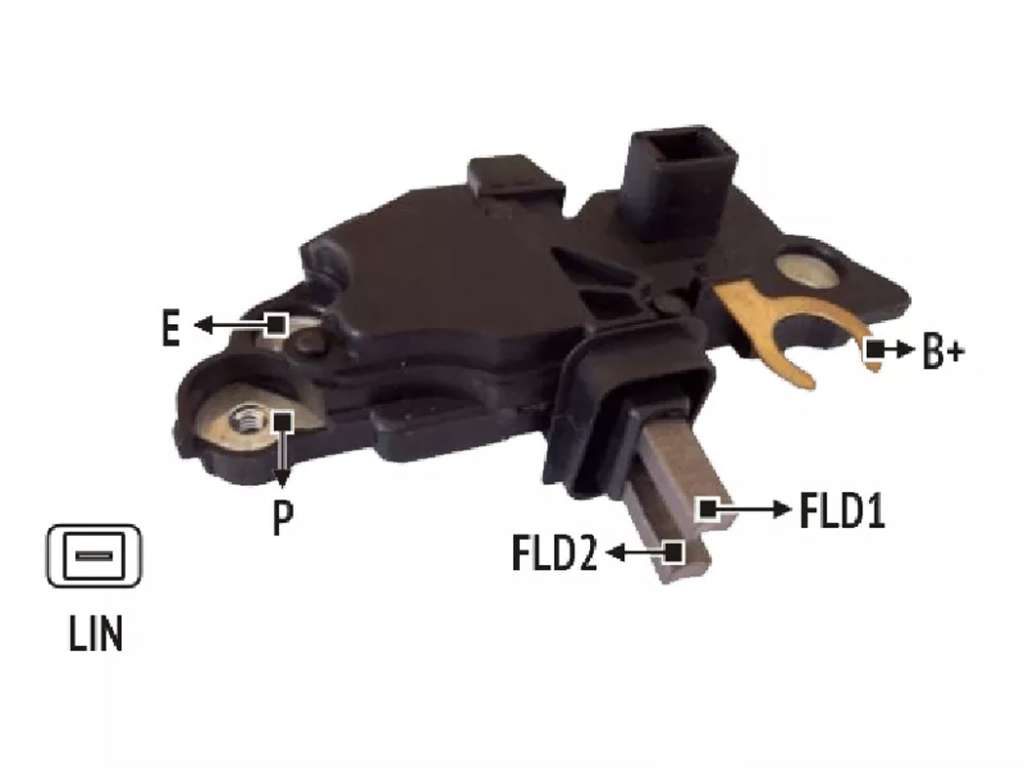 REGULADOR ALTERNADOR BOSCH VO 740/9690 12V. LIN