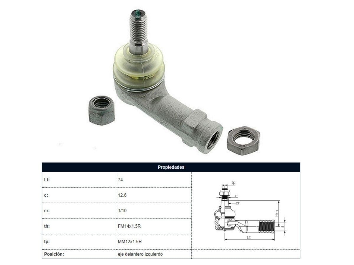 Puntero Chery Fulwin/Cowin Faw Oley Seat Cordoba/Inca Diesel/Toledo Diesel Volks Caddy Ii/Polo 93-25 Izq