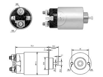 SOLENOIDE MITSUBISHI MI L200 TRITON 06/GEELY