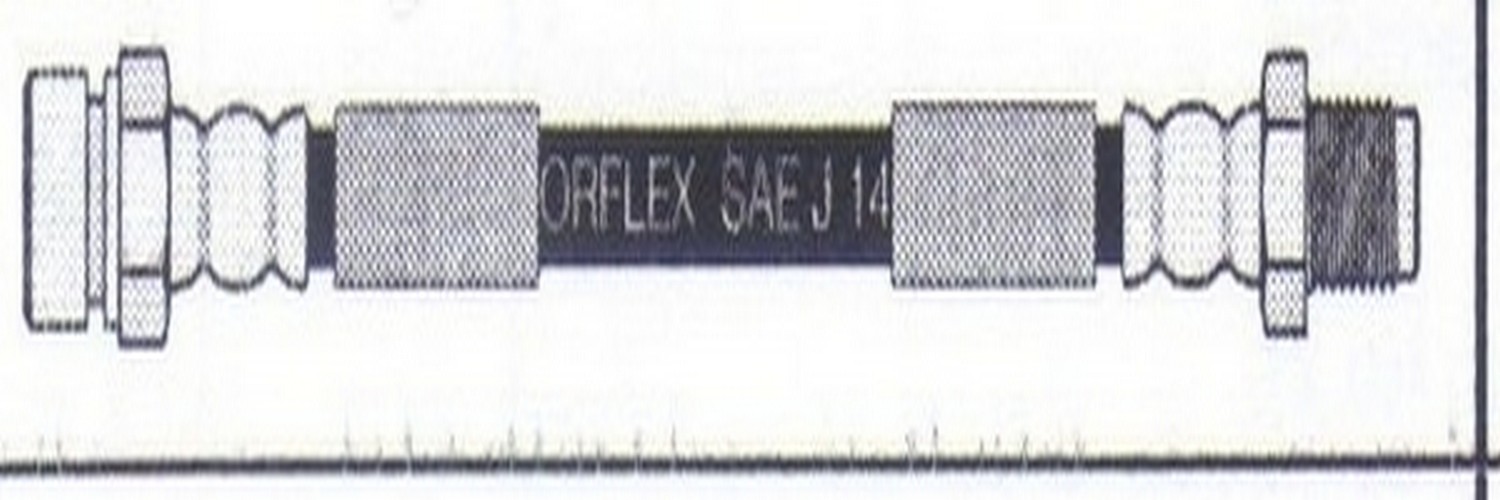 Flexible de freno delantero 545 mm
