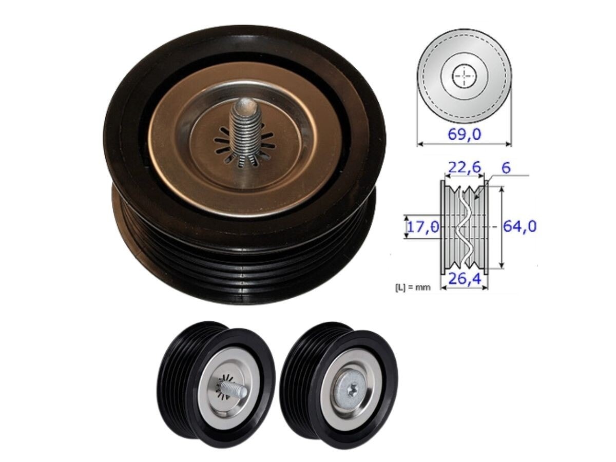 Rodillo tensor de correa de accesorios