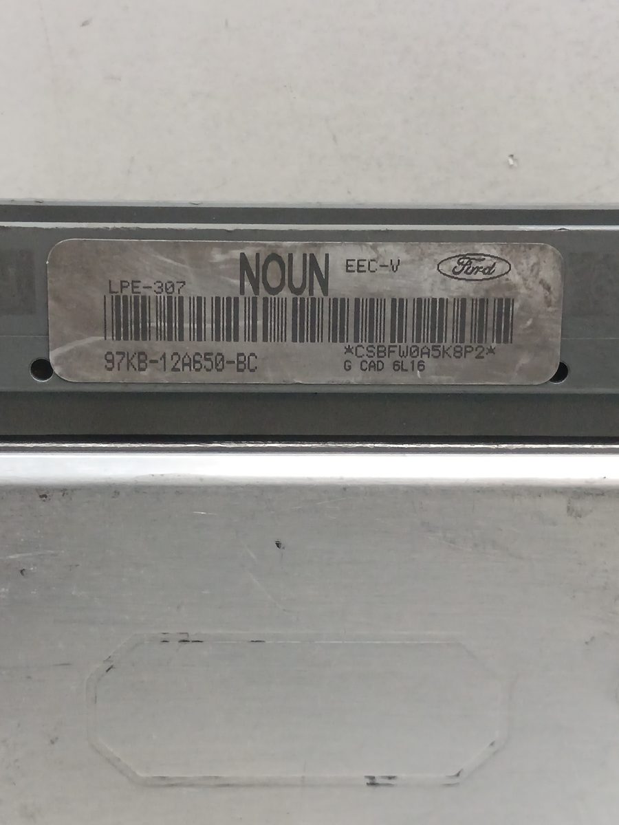 Centralita Motor Uce Ford Ka (CCQ) 1996-2008 Básico 1.3L 44kW 97KB12A650BC