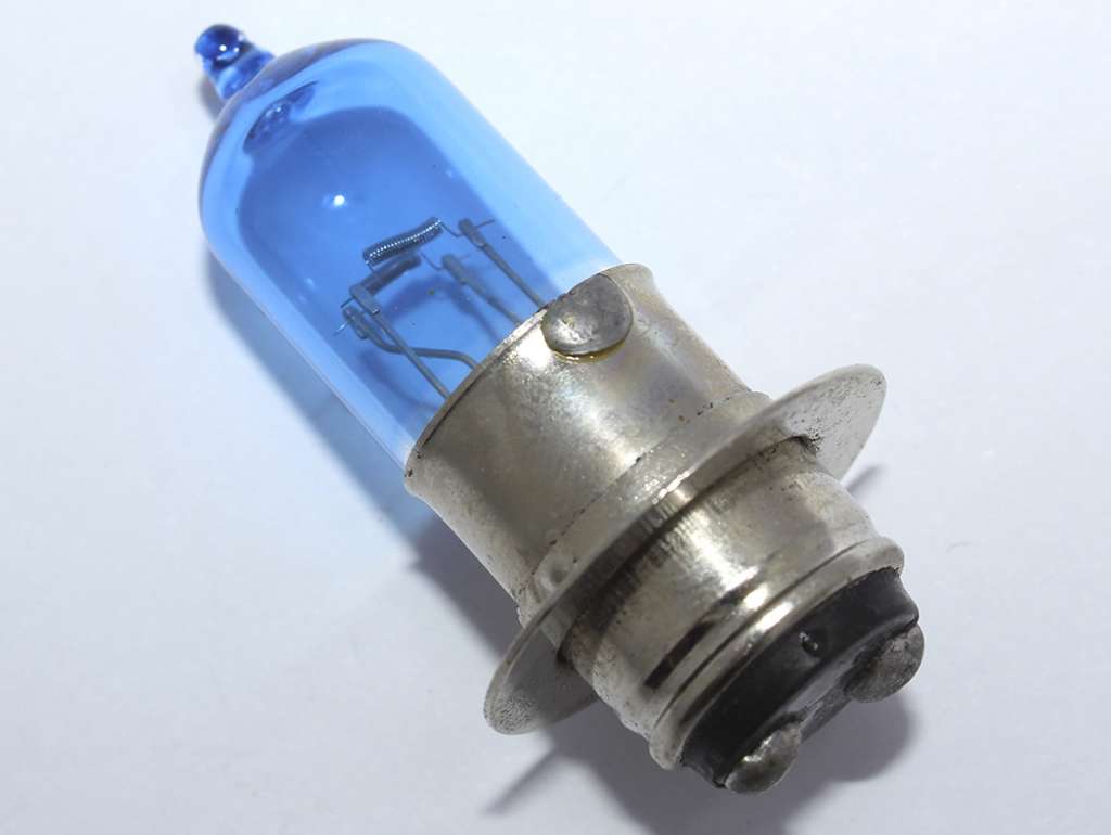 LAMPARA MOTO 12V. 35/35 1P AZUL HALOGE