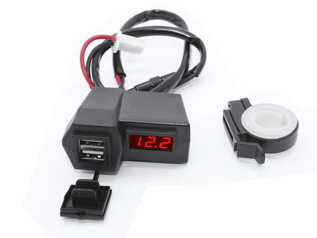 CARGADOR USB UNIV. MOTO 12/24V.