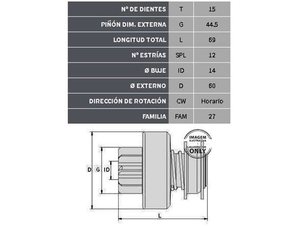 Bendix para Hitachi