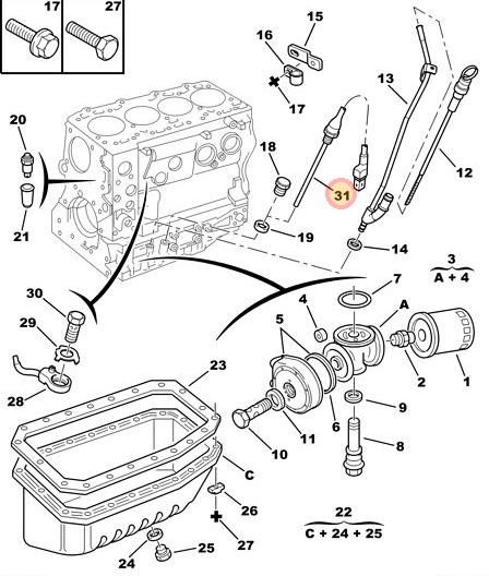 Sonda de nivel de aceite