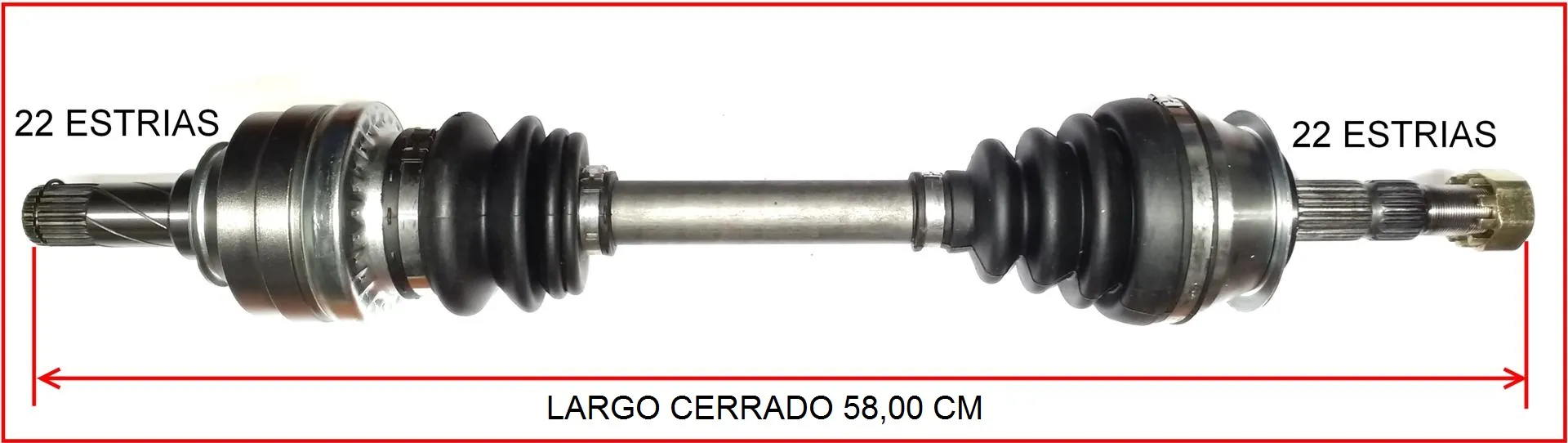 PALIER DEL IZQ GM CORSA 94 GSP
