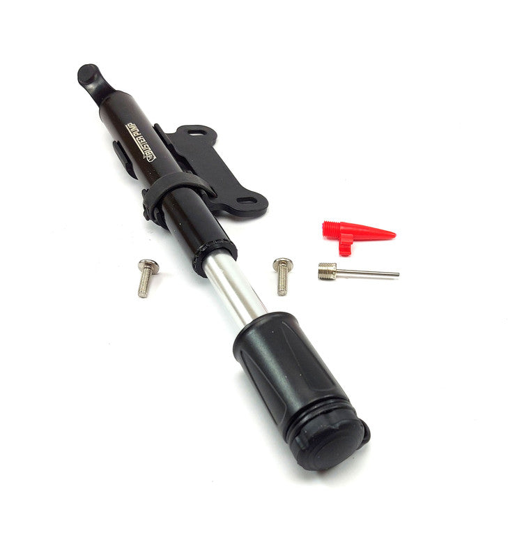 Inflador portátil para bicicleta de aluminio de 17 cm