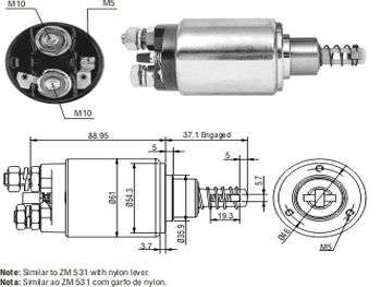 SOLENOIDE BOSCH FO CARGO