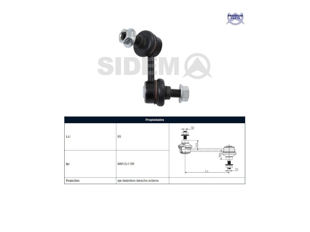 Bieleta Mitsubishi L200 07-14 Der