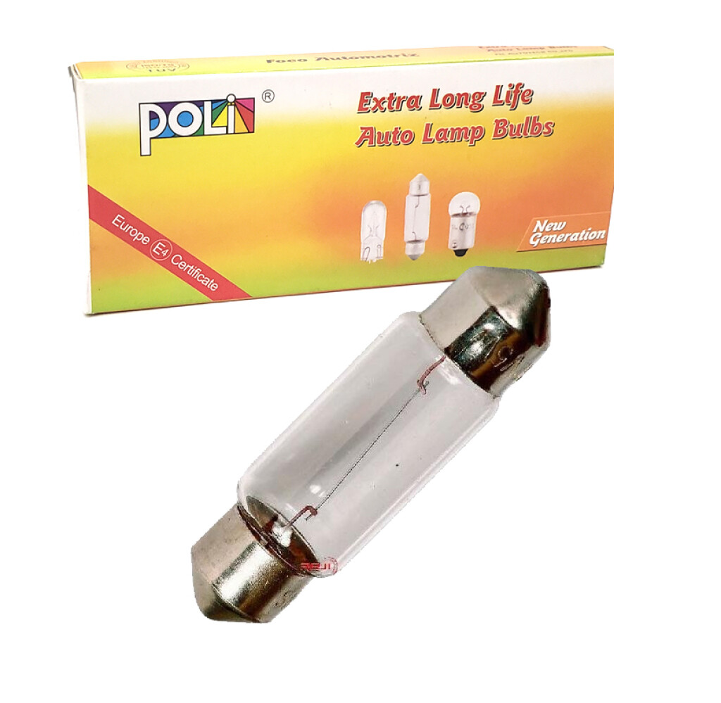 Lámpara Tubular 12V 15W 15x44mm