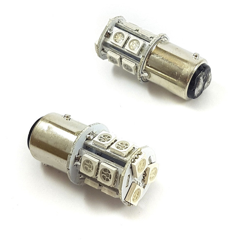 Lámpara de señalización LED S25 Bay15D 2 polos