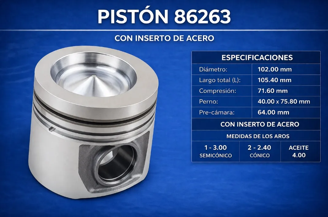 PISTON (102.00) CUMMINS 4BT3.9-6BT5.9  STD (1CIL)