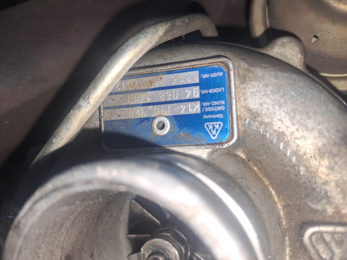 Turbocompresor Citroën Xsara Berlina 1997-2005 1.9 TD Exclusive 1.9L 66kW 940681118