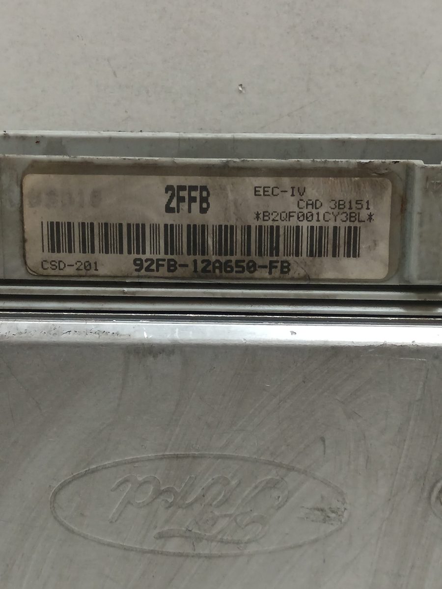Centralita Motor Uce Ford Fiesta (CB1) 2008-2013 Titanium 1.4L 51kW 92FB12A650FB