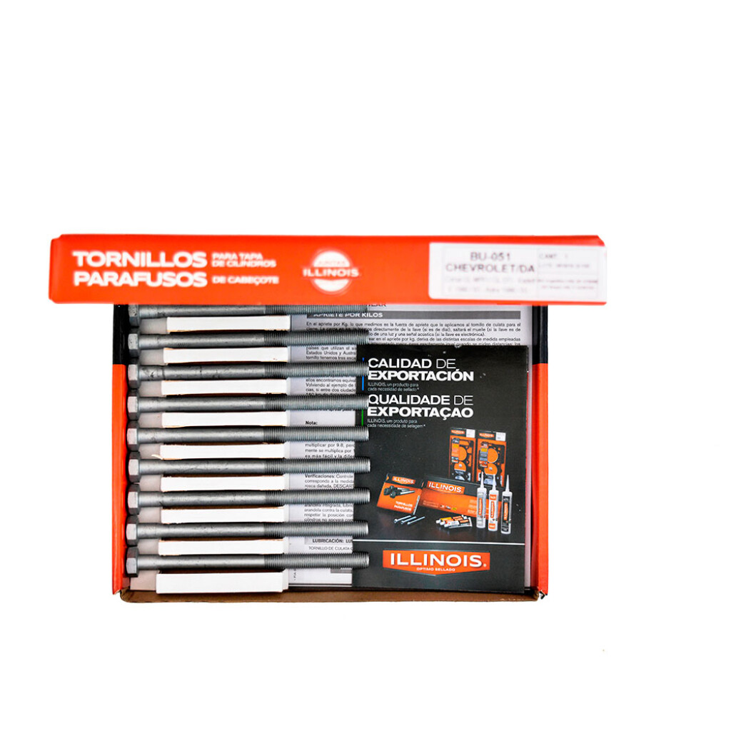 Juego de tornillos de tapa de cilindros