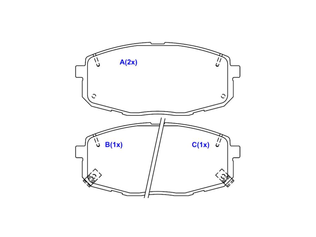 PASTILLA FRENO HY CRETA/KONA 17/.. DELANTERA