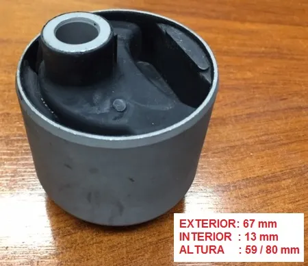 SOPORTE MOTOR DEL DER TOYOTA COROLLA 88-AE92(BUJE)