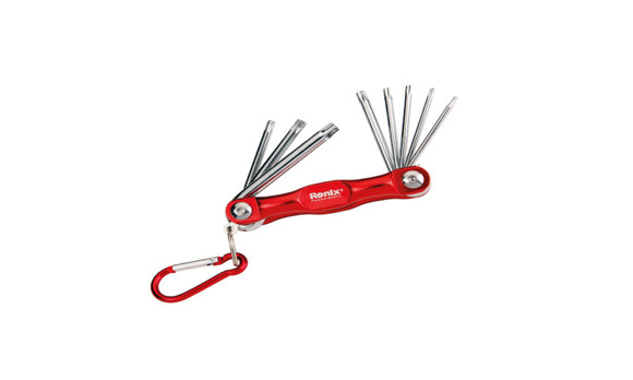 JUEGO DE LLAVES TORX PLEGABLES RONIX DE T9 A T40