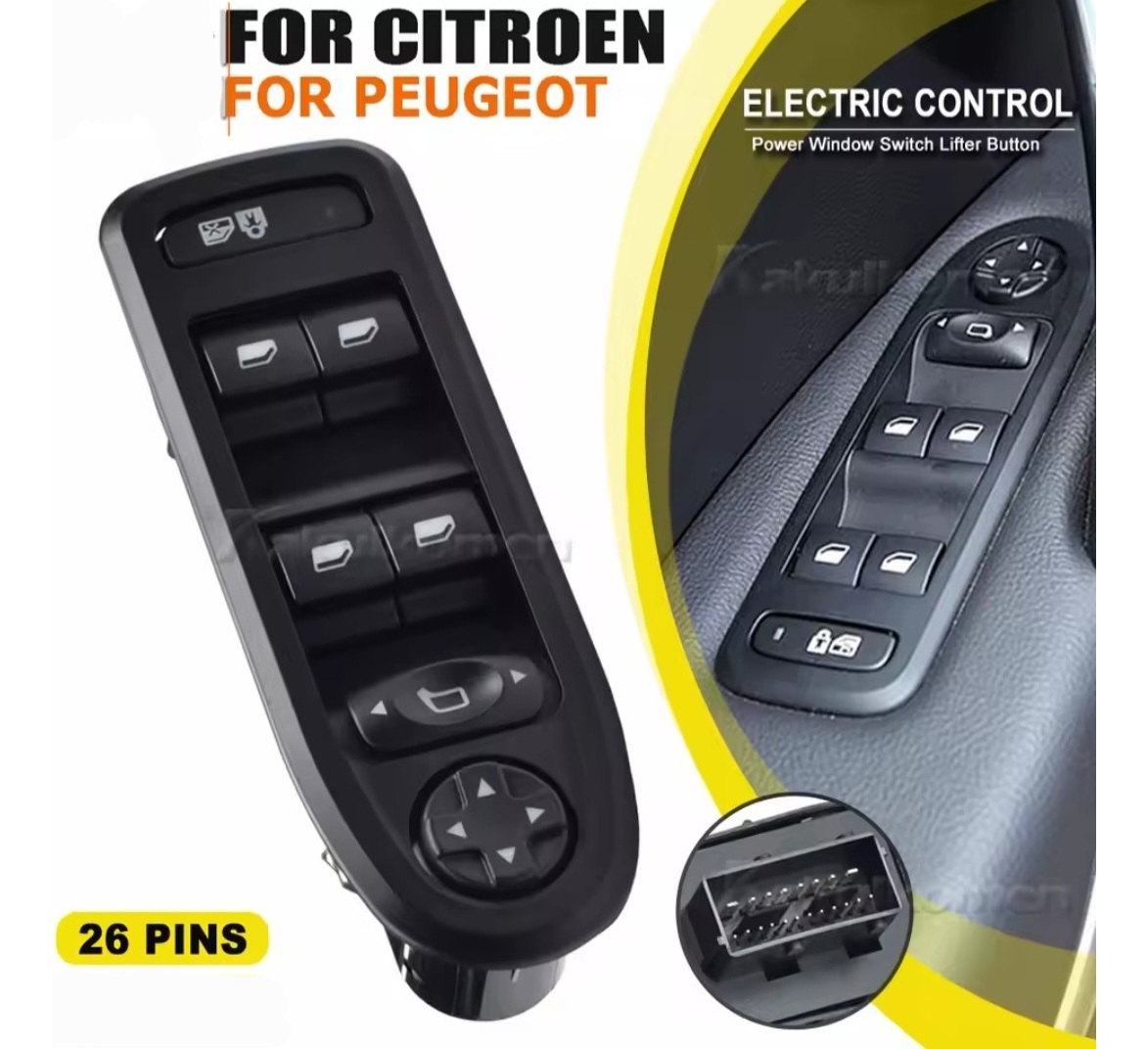 Comando Alzacristal Peugeot 308 508 Citroen C3