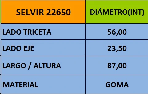 CAPUCHON TRICETA (56mm) GM CORSA 94 GSP