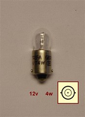 LAMPARA 12V 4W 1 POLO P/PAREJAS NAITE