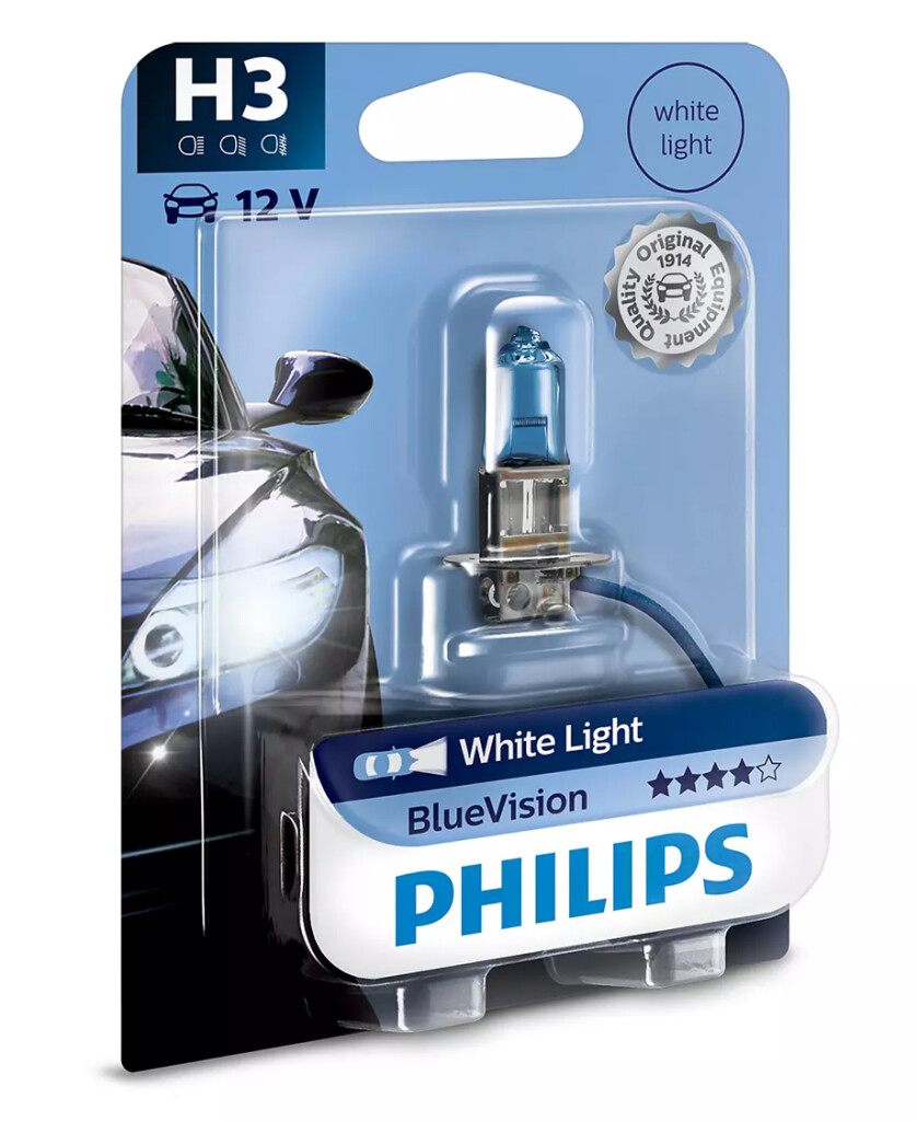 Lámpara Halógena H3 12V 55W Blue Vision