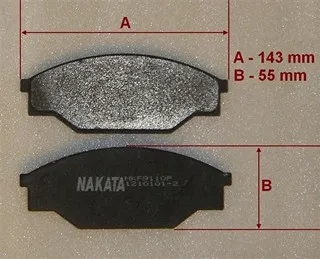 PASTILLAS DEL TOYOTA HILUX 85 (2WD) BREMSI