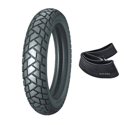 Cubierta Moto 90/90-21 c/cámara Nayasa EY034