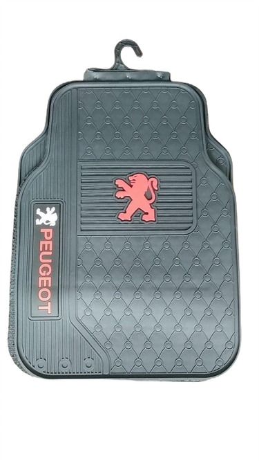 Juego de alfombras universal con logo Peugeot