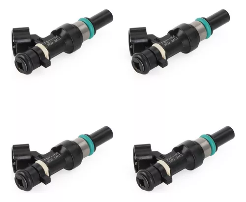 Conjunto de cuatro inyectores de combustible