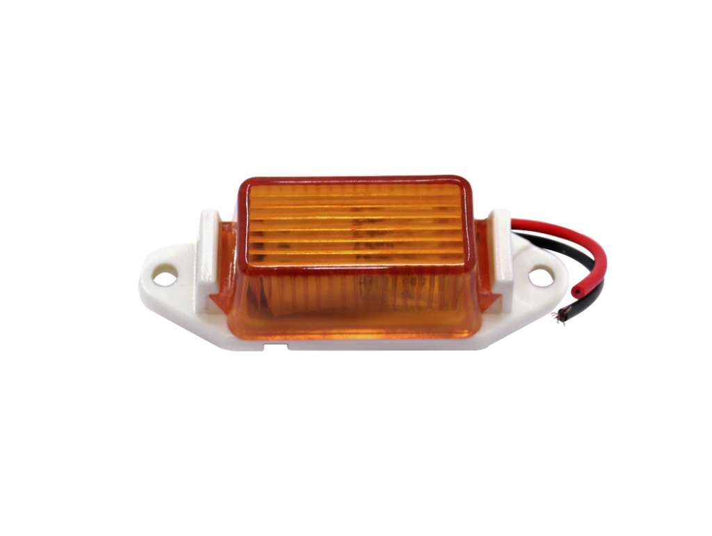 Faro lateral universal rectangular ámbar