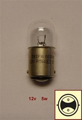 LAMPARA 12V 5W 2 POLOS P/PAREJAS (TRIFA)