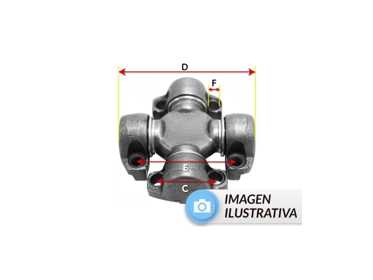 CRUCETA C:71.6mm D:165mm