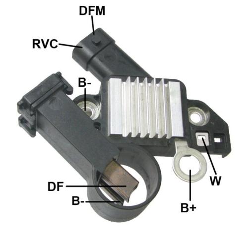 REGULADOR VOLTAJE ALT. CHEVROLET ONIX PRISMA COBALT C/ ALT. DELCO  GM13579662