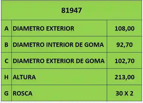 FILTRO ACEITE 30 x 2 IVECO (LF3482)